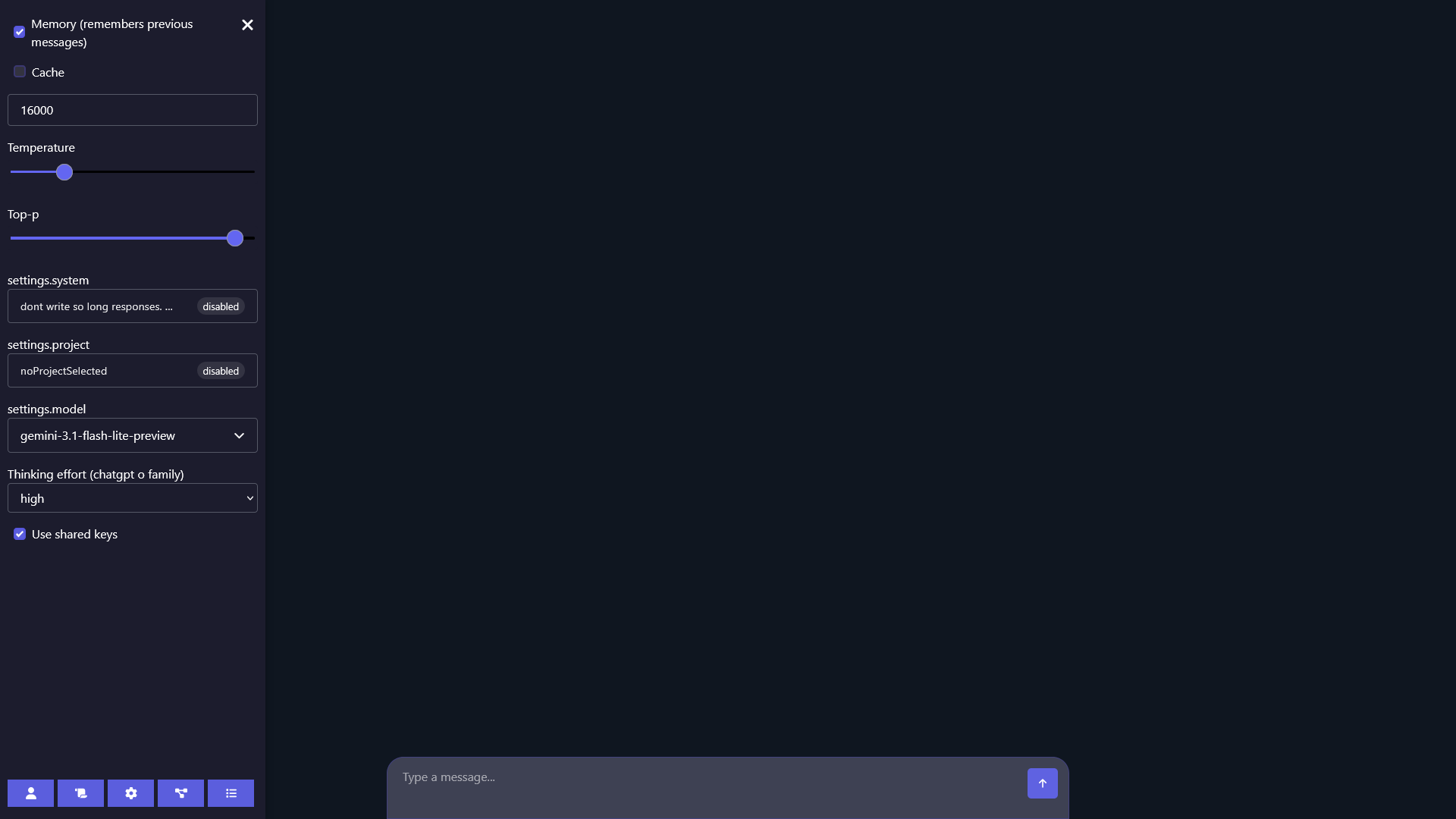 Screenshot aplikacji Prompter